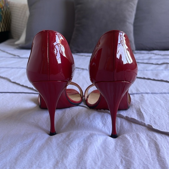 Red Open Toe Christian Louboutin - Picture 2 of 7